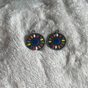Y2K Boho Medallion Earrings Bohemian